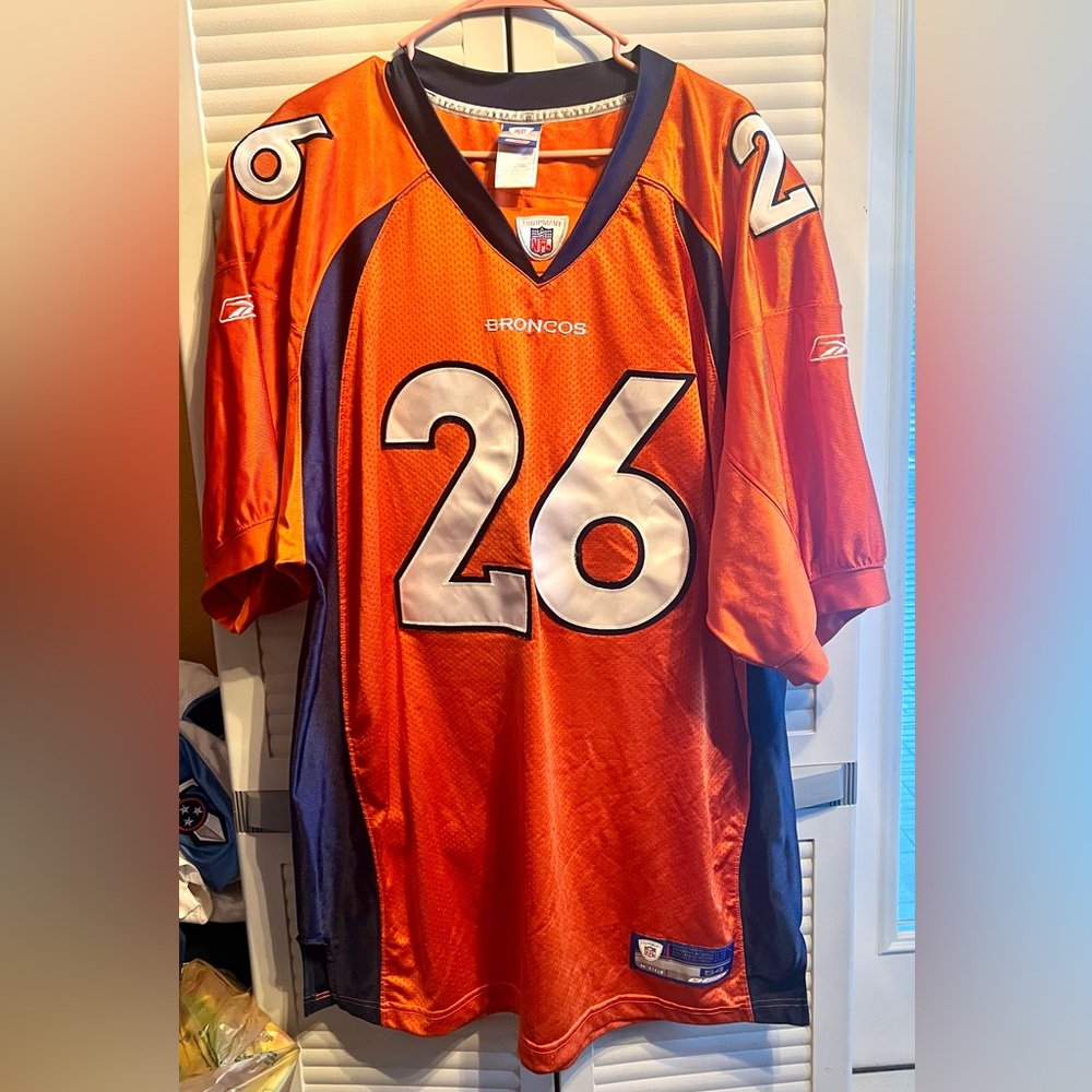 Reebok Denver Broncos Clinton Portis stitched jersey 3 XL